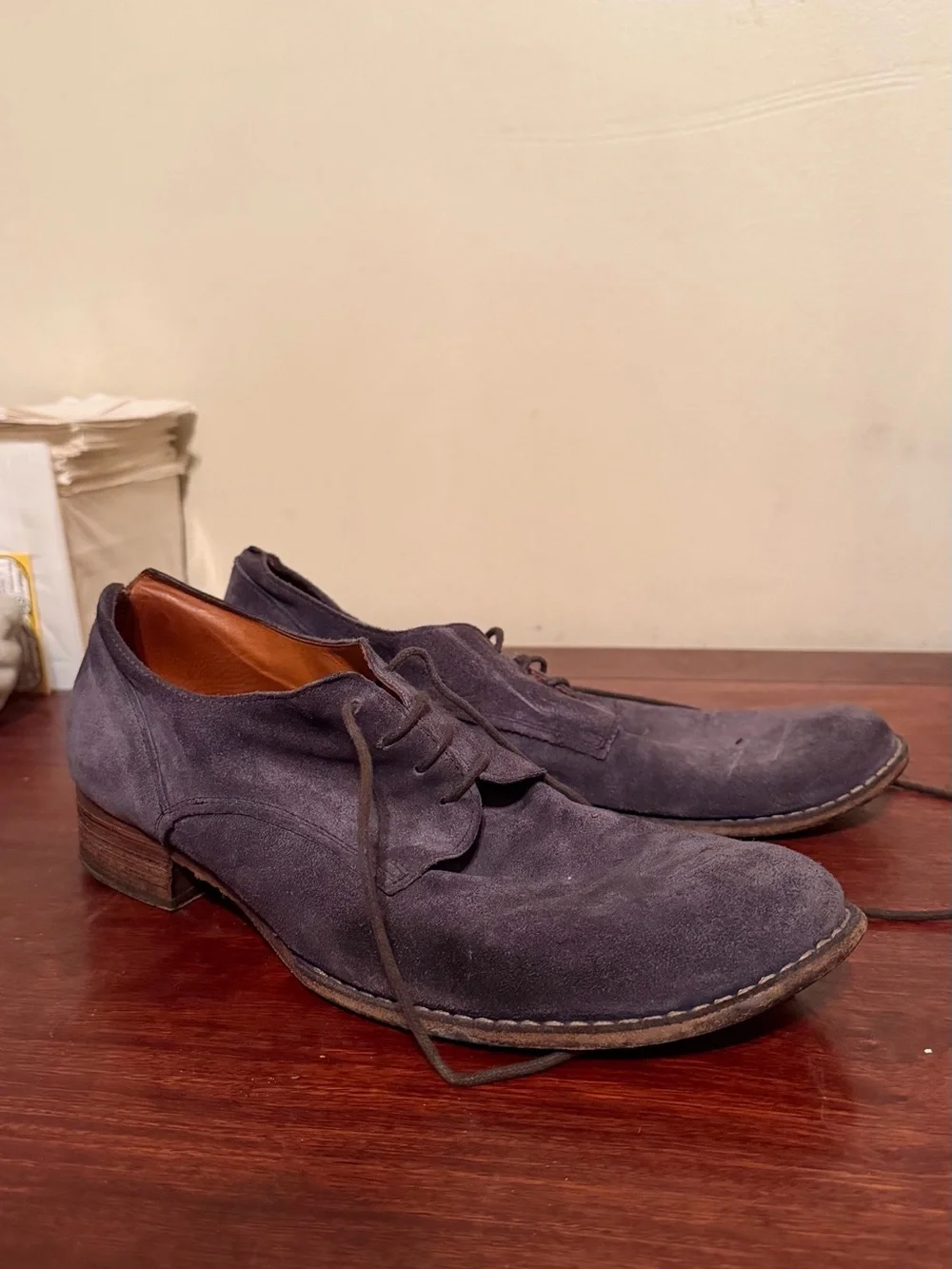 Fiorentini + Baker Dusty Suede Derby Shoes